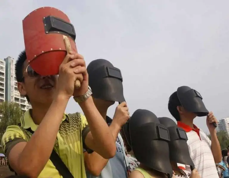 Can You View a Solar Eclipse With a Welding Mask?