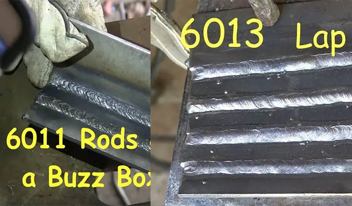 6011 vs 6013 welding rod