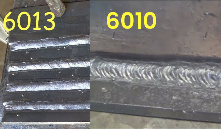 6013 or 6010 welding rod