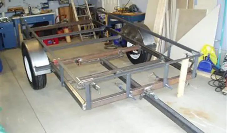 how to build a utility trailer without welding